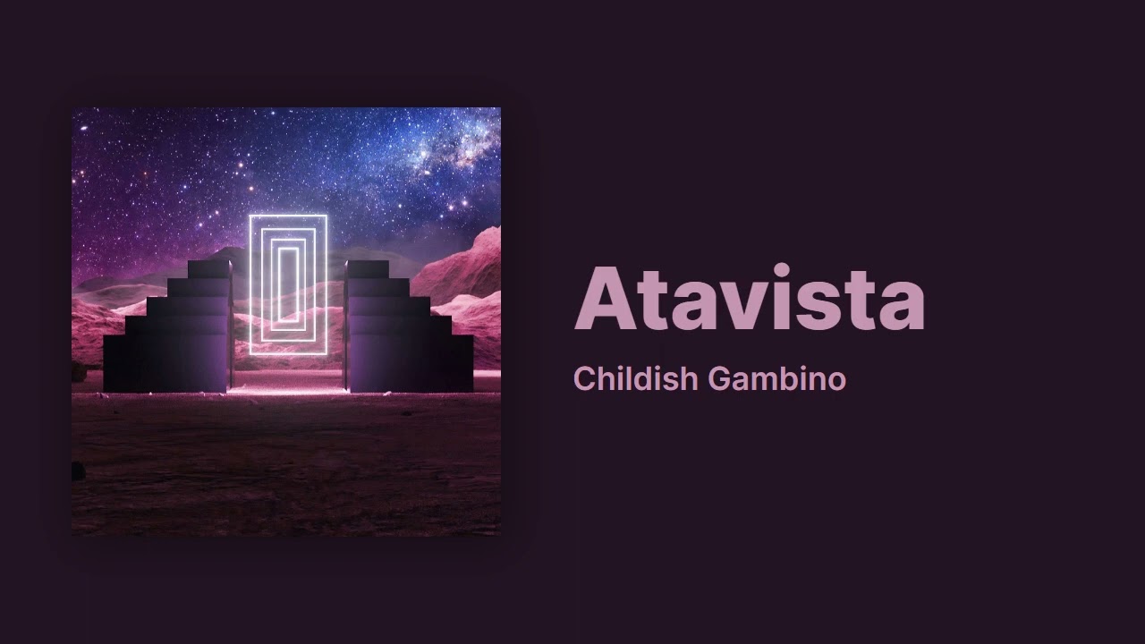 Childish Gambino E28093 Atavista Album 1